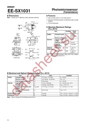 EE-SX1031 datasheet  